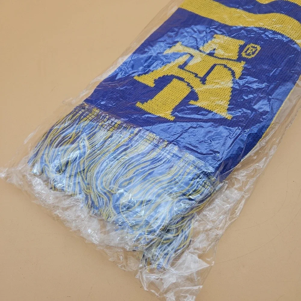 North Carolina A&T Aggies Scarf Blue Yellow NC A&T New Sealed